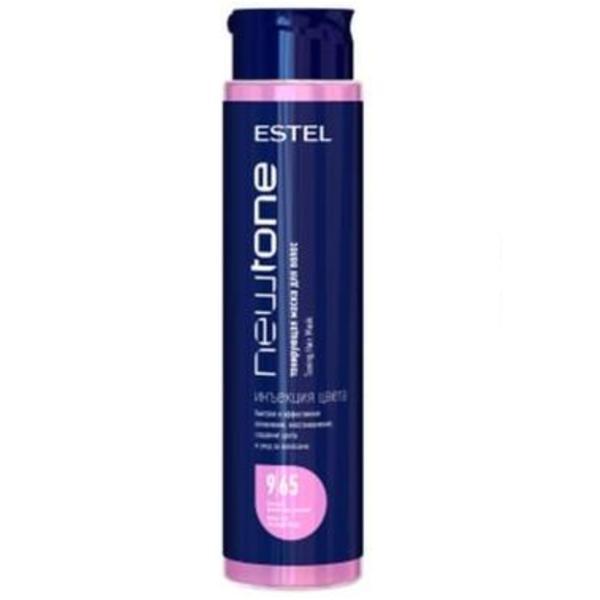 Masca nuantatoare cu cheratina pentru par blond NewTone Estel, 9/65 Blond violet-rosu, 400 ml