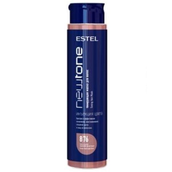 Masca nuantatoare cu cheratina pentru par blond NewTone Estel, 8/76 Blond maroniu-violet, 400 ml