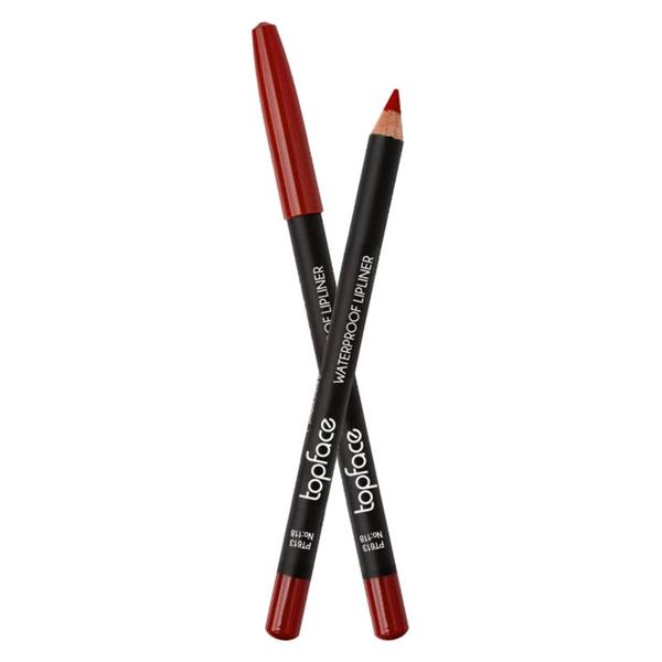 Creion de Buze Rezistent la Apa - Topface Waterproof Lipliner, PT613.118, 1.14 g