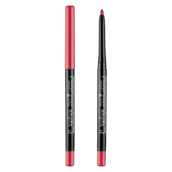 Creion de Buze Rezistent la Apa - Topface Stylo Lipliner, PT618.006, 4 g