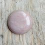 Cabochon rodonit roz prafuit, 25 mm