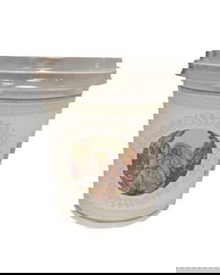 Set 100 buc, pahare de Pasti, 400 ml, cu Hristos a Inviat, din plastic, cu capac, model icoana