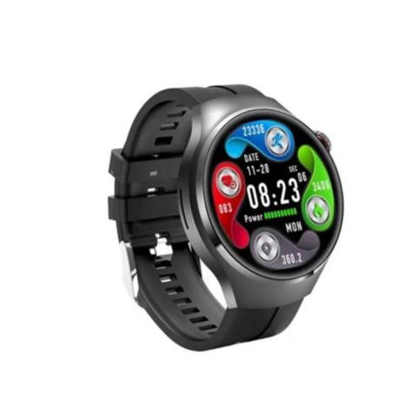 Ceas Smartwatch Barbati Negru G7 Max + 2 Bratari incluse, Nfc, plata cu cardul, cadran metalic 65 inch HD Fitness notificari apel Bluetooth, agenda contacte