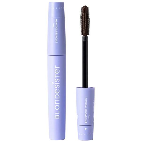 Rimel 4 in 1 Click & Turn - Blondesister Mascara 4 in 1 Click & Turn, nuanta 02 Milk Chocolate, 12 ml