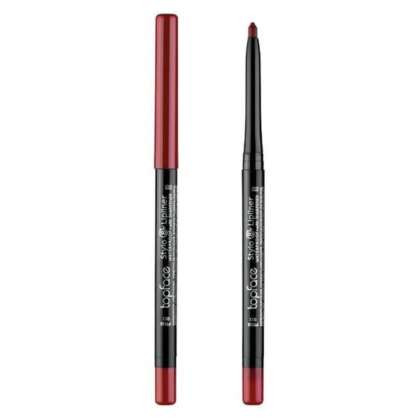 Creion de Buze Rezistent la Apa - Topface Stylo Lipliner, PT618.011, 4 g