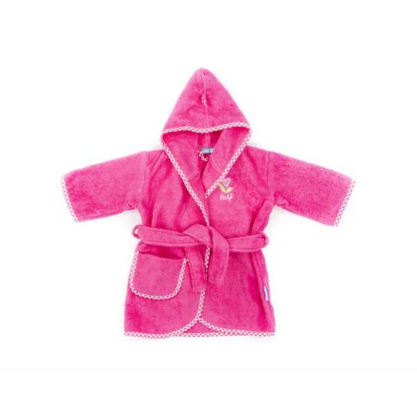 Halat de baie, fetite, 0-12 luni, bumbac, roz