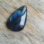 Cabochon labradorit, 35x22x7 mm