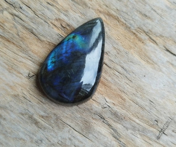 Cabochon labradorit, 35x22x7 mm