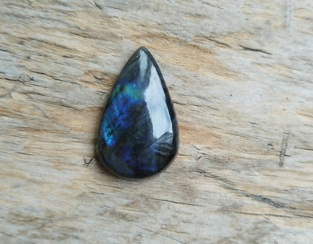 Cabochon labradorit, 35x22x7 mm