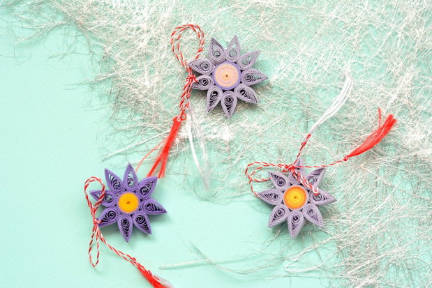 Broșă: Floare/ Mandală