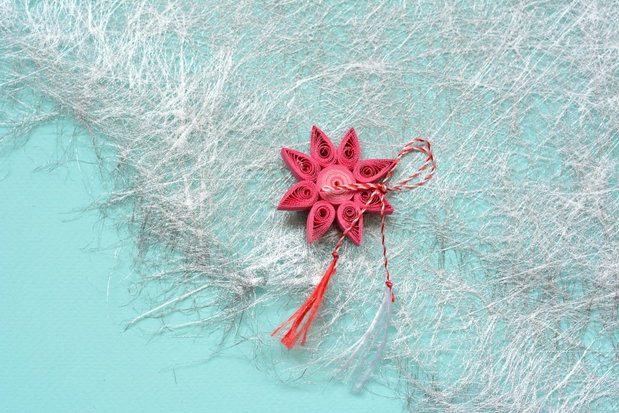 Broșă: Floare/ Mandală