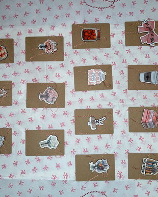 Martisor tematic floral / bookie girl / coffe / jar with hearts
