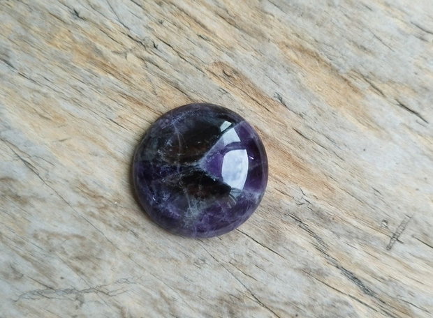Cabochon ametist, 30x7 mm