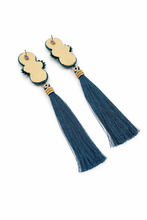 Cercei soutache lungi Ocean Majesty