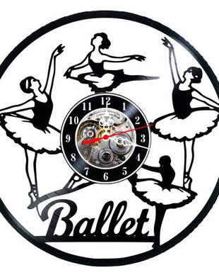 Ceas de perete decorativ - Classic Ballet Dance