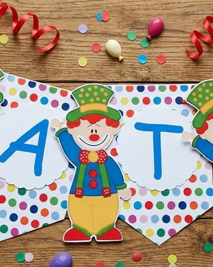 Ghirlandă clown