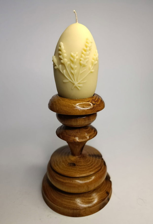 Lumânare Ou Paste din ceară de soia/ceară de albine (model 1)