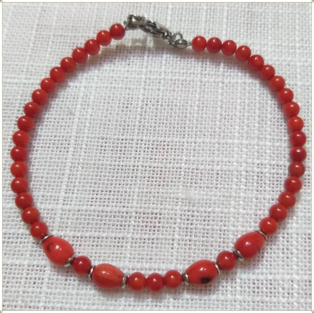 BRATARA- CORAL ROSU-1