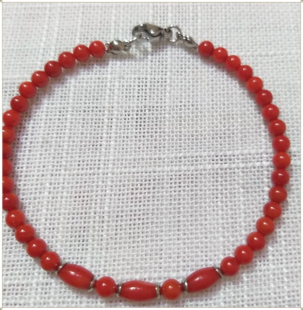 BRATARA- CORAL ROSU-2
