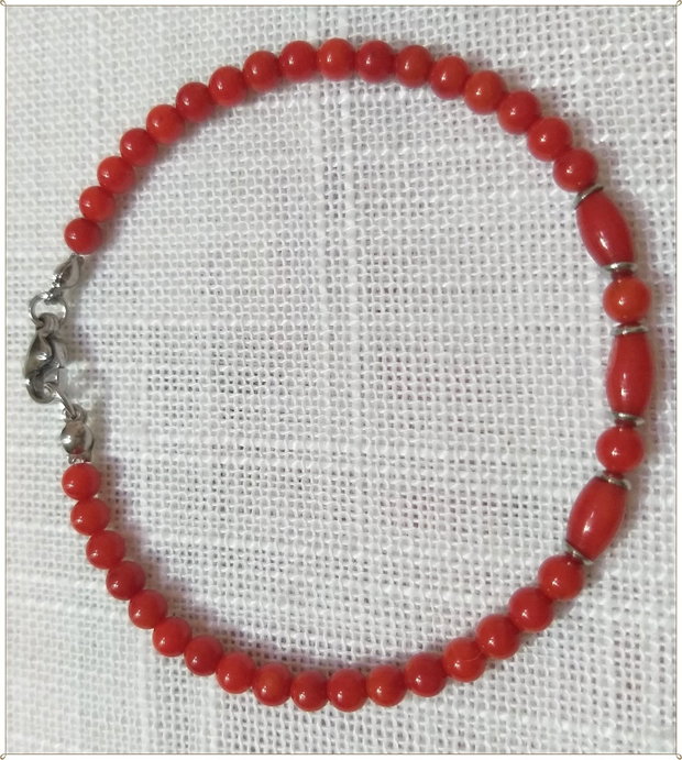 BRATARA- CORAL ROSU-2