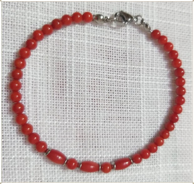 BRATARA- CORAL ROSU-2