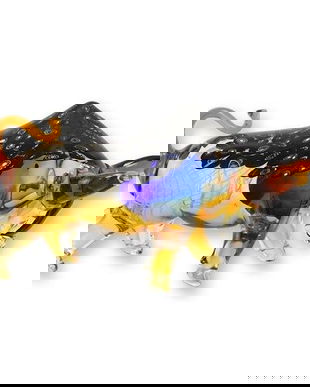 Taur-figurina din sticla Murano