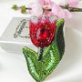 Lalea - Brosa broderie manuala