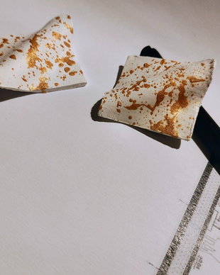 Cercei ceramici handmade