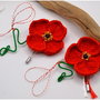 REZERVAT Brosa martisor mac crosetat