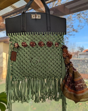 Geanta macrame