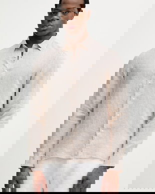 Michael Kors Cămașă bărbați din in