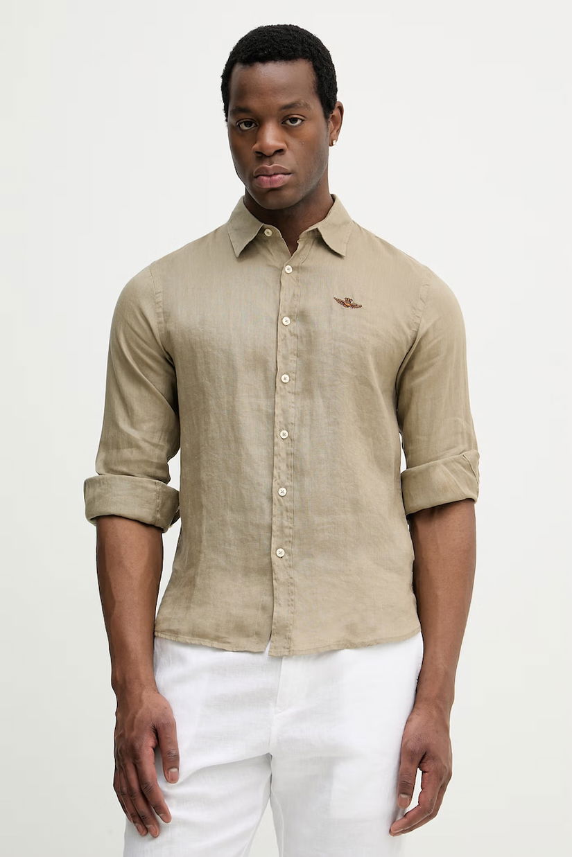 Aeronautica Militare cămașă de in