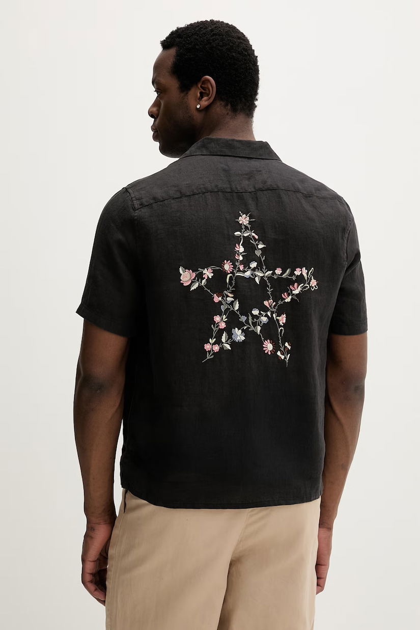 AllSaints cămașă de in TRI