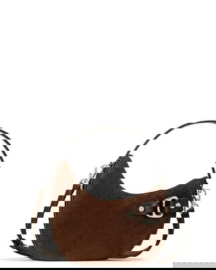 Lauren Ralph Lauren geantă de mână din piele întoarsă