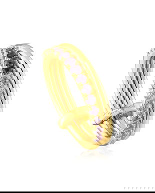 Tous inel de argint placat cu aur