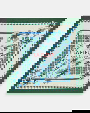 IBlues eșarfă cu mătase ONORE