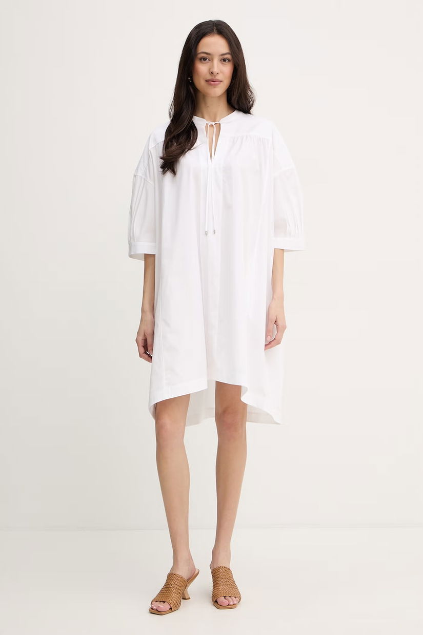 BOSS rochie din bumbac Dollână