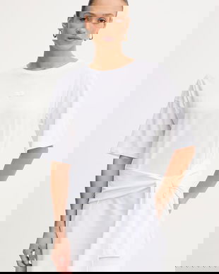 Armani Exchange rochie din bumbac