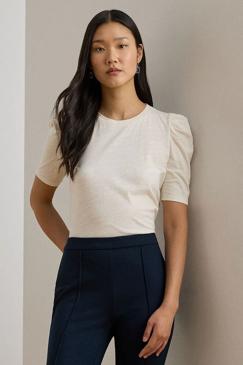 Lauren Ralph Lauren bluză din bumbac