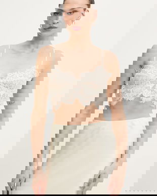 Bardot bluză de damă din dantelă