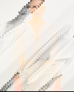 Simona Corsellini bluză cu mătase