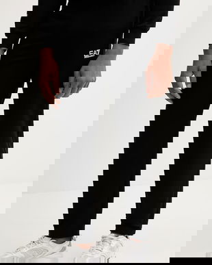 EA7 Emporio Armani pantaloni de trening din bumbac