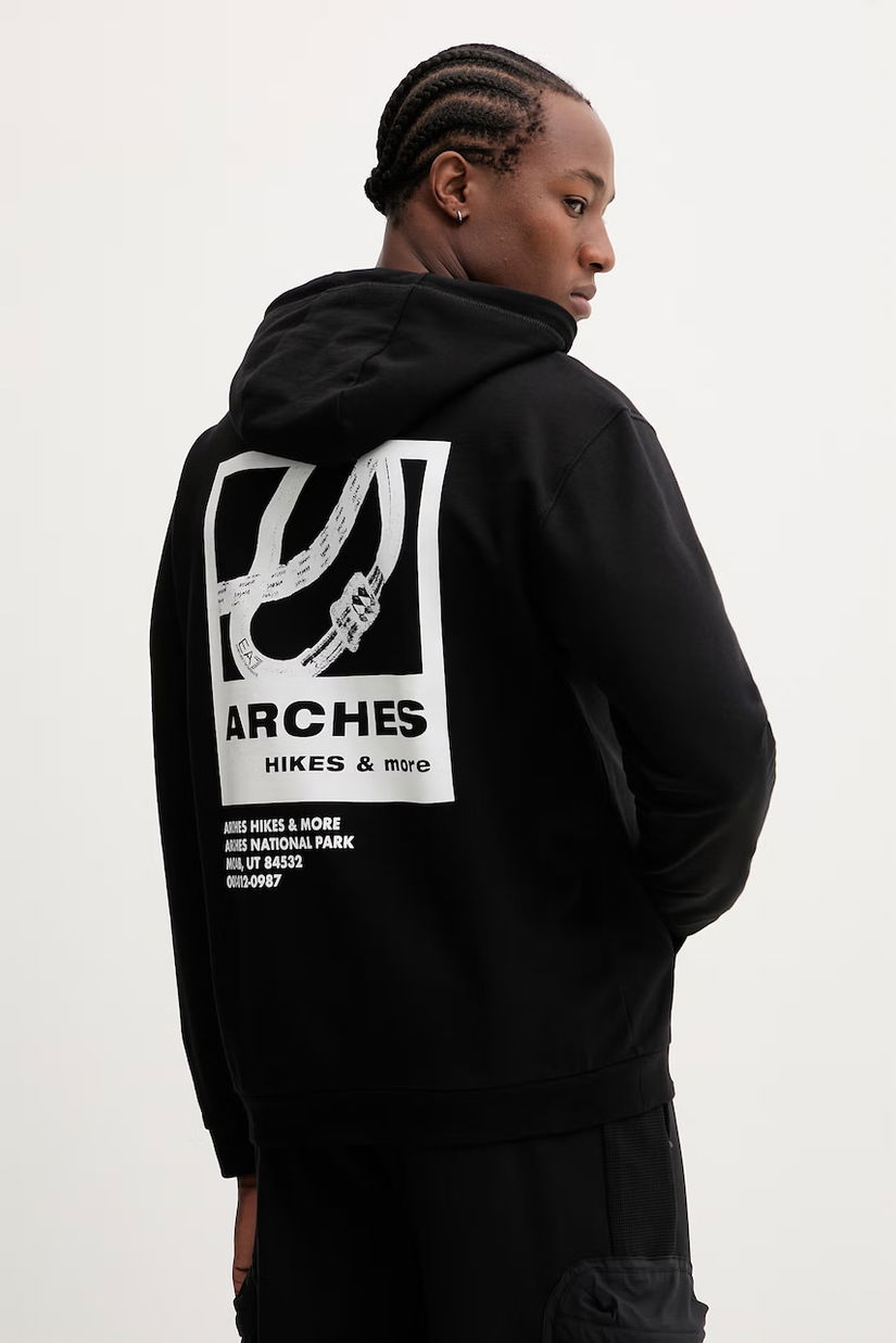 EA7 Emporio Armani hanorac de bumbac