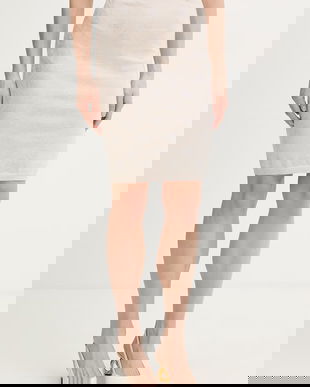 Guess fustă din amestec de lână 4G