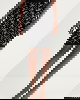 Guess fustă din amestec de lână 4G