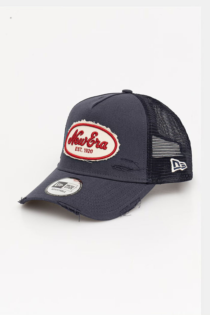New Era șapcă OVAL CANVAS DISTRESS TRUCKER