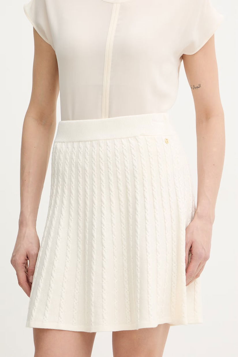 Guess fustă din amestec de lână HANNA