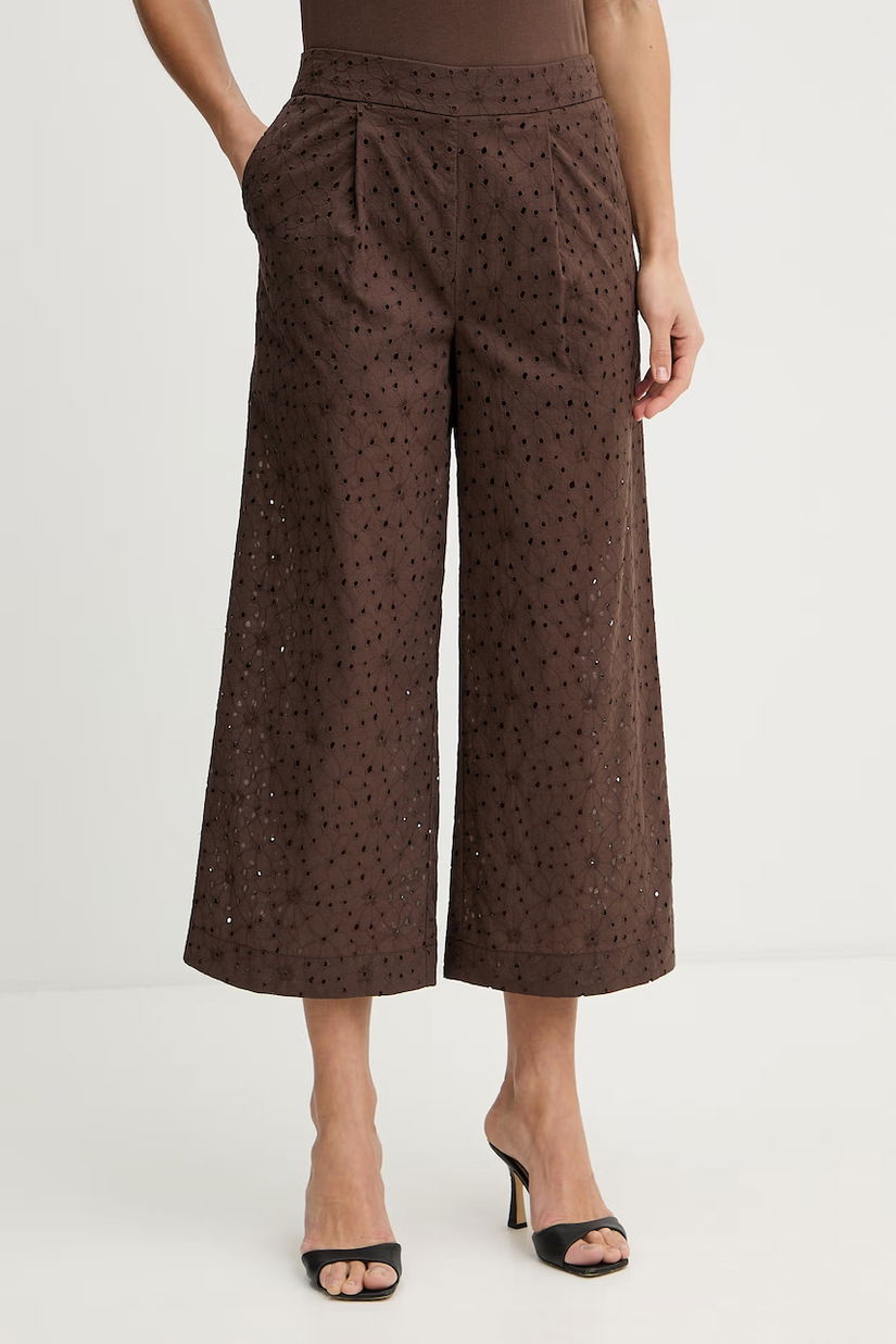 Twinset pantaloni de bumbac