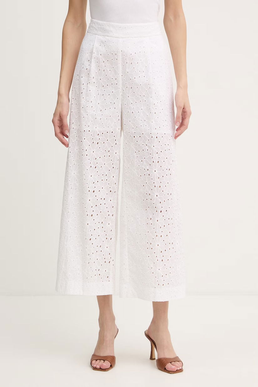 Twinset pantaloni de bumbac