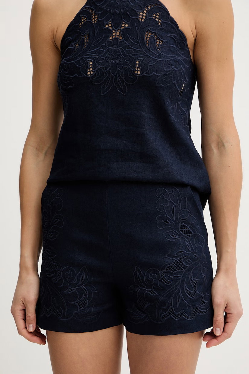 Twinset pantaloni scurți cu in